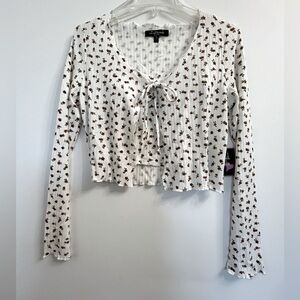 Cardigan  With Camisole Long Sweater Cover Top